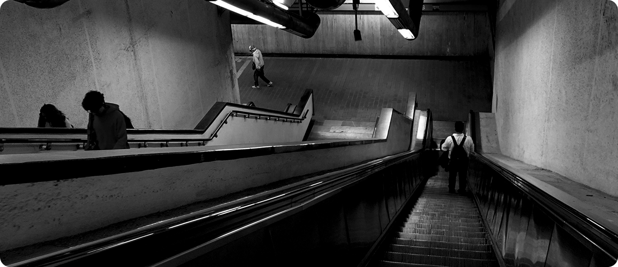Escaleras del metro